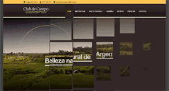 Desktop Screenshot of countrygolfclublsm.com.ar